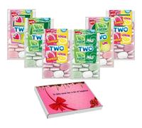 Strawberry Lime,Raspberry Lemon,Fresh Mild Flavours Sugar Free Refreshing Sweets Box 38.5g - Two Flavours in One Sweet Box (24 x Mixed Sweets)