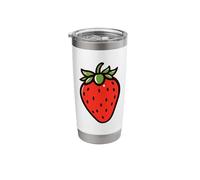Strawberry Logo Stainless Steel Insulated Tumbler