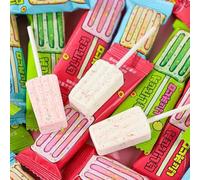 Strawberry lollipops, popping lollipop, milk cantaloupe fruit candies, jumping candies, dancing sugar, tiaotiaotang, milk bars, mixed candy gift packs, casual snacks, Halloween candies (60pcs)