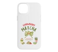 Strawberry Matcha Green Tea Lover Matcha Tea Latte Barista Case for iPhone 14 Plus