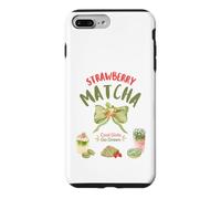 Strawberry Matcha Green Tea Lover Matcha Tea Latte Barista Case for iPhone 7 Plus/8 Plus