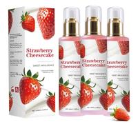 Strawberry Milk Body Spray, Womens Strawberry Body Mist Fragrance Spray, Strawberries Perfume For Women, Long-Lasting Perfume Body Mist For Women, Deep Moisturizing Skin Care,100ml (100ml, 3PC)