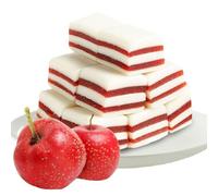 strawberry milk cake，Hawthorn yogurt milk cake ball, Healthy and nutritious desserts,sweet and sour pastries,fruitcake, Breakfast bread,preserves,Hawthorn cake,Chinese snacks (Original flavor,300g)