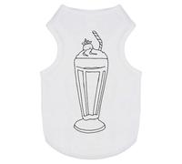 'Strawberry Milkshake' Pet Dog/Cat T-Shirt (PT00072924)