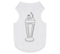 'Strawberry Milkshake' Pet Dog/Cat T-Shirt (PT00072925)