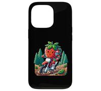 Strawberry Motocross Rider Dirt Bike Forest Mud Case for iPhone 13 Pro