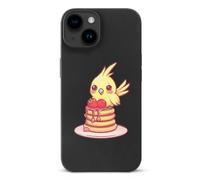 Strawberry Muffin Yellow Cockatiel Compatible with iPhone 15/15 Plus/15 Pro/15 Pro Max Phone Case TPU Protective Cover Shockproof Anti-Scratch