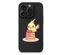 Strawberry Muffin Yellow Cockatiel Compatible with iPhone 15/15 Plus/15 Pro/15 Pro Max Phone Case TPU Protective Cover Shockproof Anti-Scratch