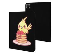 Strawberry Muffin Yellow Cockatiel Slim Case Compatible with iPad 10th 9th 8th 7th Generation 2022 2021 2020 2019 Protective Cover Stand