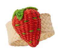 Strawberry napkin ring Red one size