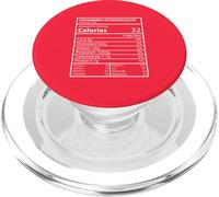Strawberry Nutrition Facts Funny Fruit Label Design PopSockets PopGrip for MagSafe
