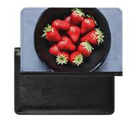Strawberry Passport Cover Protector Rfid Blocking Passport Holder Id Card Holder Secure Travel Wallet Organizer for Passport Tickets Credit Cards, style, One Size