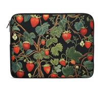 Strawberry Pattern Laptop Sleeve 13inch Laptop Protective Case for Women Men Shockproof Computer Cover Portable Notebook Briefcases Computer Carrying Bag Lap Top Protector Compatible with Notebooks