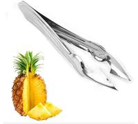 Strawberry Peeler Corer Clip Cutter Pineapple Eye Peeler Pineapple Cutter Creative Pineapple Eye Peeler Practical Seed Remover Clip Corer Fruit Slicer Clips Home Stainless Steel Kitchen Tools