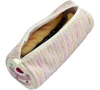 Strawberry Pencil Bag, Cherry Cake Pen Bag | Pencil Bag for Pens - School Stationery Pencil Case Makeup Bag for Teen Students, Pink, Se référer au descriptif, Refer to description