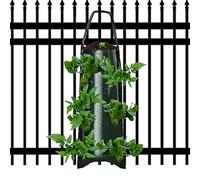 Strawberry Plant Bags - Vertical Plant Bags, Felt Growing Bags, Large Capacity Moisture Control Structure | Space-saving Harvest Solution for Organic Fruit Growing Indoor and Outdoor Beres