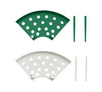 Strawberry Plant Support 8-Pack, Sturdy Plastic Trellis Cage for Garden Fruit Stand, Vegetable Tomato Holder, Climbing Plant Frame, Outdoor Gardening Tool, Berry Protector(C)