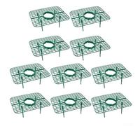 Strawberry Plant Support Stakes 10 Pack for Upright Growth Air Circulation and Ground Clearance During Rainy Seasons (10)