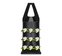 Strawberry Planter - 22x54cm 9 Slits Vertical Growing Pouch, Flower Planter Bags PE Hanging Pockets with Handle | Tomatoes Planting Container for Outdoor Garden Wall