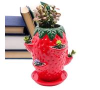 Strawberry Planter Terracotta Multi-Tier Vertical Garden Plant Flower