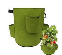 Strawberry Planting Bag | 5 Gallon Hanging Growing Bags | Vegetable Flower Strawberry Planter | Breathable Felt Plant Grow Bags For Outdoor Garden, Courtyard, Balcony