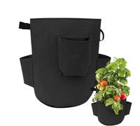 Strawberry Planting Bag - Hanging Strawberry Planter | Breathable Flower Grow Bags | Upside Down Felt Tomato Planting Container 5 Gallon for Vegetables | Non-Woven Felt Hanging Floor Cultivation Bag