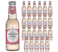 Strawberry & Pomegranate Tonic Water for Gin - Tonic Water w/Sugar, Carbonated Water, Vitamin C - Raisthorpe Manor, 200ml, 24-Pk Best Before date March 2026