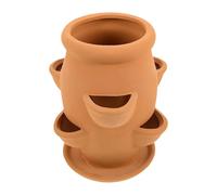 Strawberry Pot | Vertical Planter Tower Strawberry Pot | Decorative Flowerpot Container with Tray, Gardening Supplies for Vegetable Flower Orchid