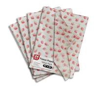 Strawberry Printed Tissue Paper - Decorative Tissue for Decoupage - Summer Tissue Paper | 24 Sheets 20" x 30"
