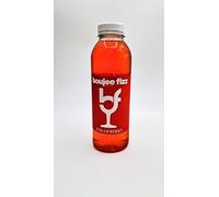 Strawberry Puree Infused Fruit Syrup, Cocktails, Daiquiri, Smoothies, Cooking, Baking and Desserts, Milkshakes,Alcohol Free,500ml,Boujee Fizz