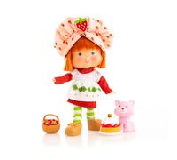 Strawberry Shortcake 'Limited Edition' Classic Version Strawberry Shortcake 5.5-inch Poseable Scented Fashion Doll with 4 Surprise Reveal Accessories-