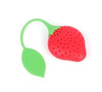 Strawberry Silicone Tea Infuser Strainer, Reusable Portable Filter