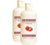 Strawberry Skin Moisturising Cream, Strawberry Skin Resurfacing Cream, Advanced Triple-Acid Complex for Keratosis Pilaris, Reduce Chicken Skin Bumps & Uneven Texture (2pcs)
