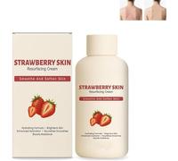 Strawberry Skin Moisturising Cream, Strawberry Skin Resurfacing Cream, Advanced Triple-Acid Complex for Keratosis Pilaris, Reduce Chicken Skin Bumps & Uneven Textures, for All Skin Types (1 Pcs)