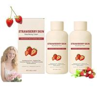 Strawberry Skin Moisturizing Cream,Strawberry Skin Resurfacing Cream, StrawberrySkin Treatment, StrawberryLegs Resurfacing Creams, Helps Reduce Chicken Skin, Body Care Creams (2pcs)