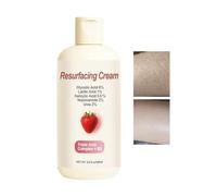 Strawberry Skin Resurfacing Cream, 200ml Moisturizing Bumpy Skin Resurfacing Cream, Softening Body Lotion for Chicken Bumps Neck Arms Legs Facial Travel Daytime Daily