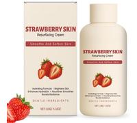 Strawberry Skin Resurfacing Cream, Advanced Gentle Formula, for Reduce Uneven Texture, Body Moisturizing Cream, Silky and Smooth Skin Effect