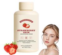 Strawberry Skin Resurfacing Cream, Advanced Triple-Acid Complex, for Reduce the Look of Chicken Skin Bumps and Uneven Texture, Body Moisturizing Cream, Silky and Smooth Skin (1pc, one size)