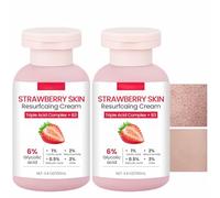 Strawberry Skin Resurfacing Cream, Deeply Hydrating, No More Red, Rough Skin ,2pcs