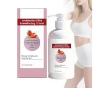 Strawberry Skin Resurfacing Cream, Strawberry Body Lotion For Dry Skin, Strawb/erry Brightening Cream, Moisturizing Bumpy Sk/in There, Reduce Uneven Texture, Silky And Smooth S/kin Effect (1 PCS)