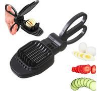 Strawberry Slicer - Manual Stainless Steel Cutting Board | Mushroom Slicer | Kiwi Egg Vegetable Cakes Dessert Salad Cups Homemade Bread Decoration