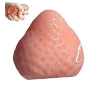 Strawberry Squishy Fidget Toy, Soft Squeeze Stress Relief Toy for Kids Adults, Realistic Fruit Sensory Toy for Anxiety Relief Party Favors Birthday Gifts (Strawberriy B)