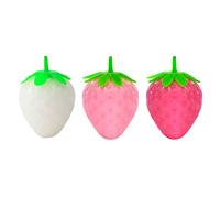 Strawberry Squishy Stress Balls for Kids & Adults - Realistic Fruit Fidget Squeeze Toys for Anxiety Relief, ADHD, Autism - Slow Rising Sensory Dough Ball Party Favors & Gifts