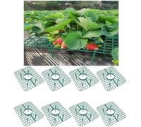 Strawberry Stand Pillars - Square Cultivation Support for Strawberry Plants, Heavy Duty Plant Support Frame to Keep Berries Clean and Off the Ground (8 PCS)