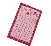 Strawberry Sticky Notes Nice Writing Pad Simple Memo Paper Notepad Student School Supplies Strawberry Sticky Notes