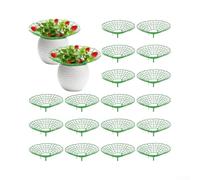 Strawberry Supports 20 Pack Adjustable Plastic Plant Stands 10.6 Inch | Rust-Proof PP Plastic Pre-Assembled Multifunctional Use for Melons Flowers and Potted Plants