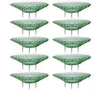 Strawberry Supports Plate, Strawberry Plant Support Stand, 5/10pcs Plant Support Frame For Strawberries, Tomatoes, Peppers(Green S 10pcs)