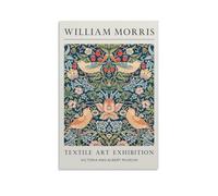 Strawberry Thief 1883 William Morris Canvas Painting Museum Exhibition Poster Poster Print Art Wall Painting Canvas Posters Modern Bedroom Decor 12x18inch(30x45cm)