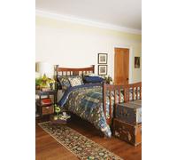 Morris & Co Strawberry Thief Kingsize Duvet Cover Set, Indigo