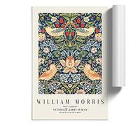 Strawberry Thief Vol.1 by William Morris Unframed Print for Living Room Bedroom Home Office Décor, Wall Art Picture, A4 (21 x 29.7 cm)